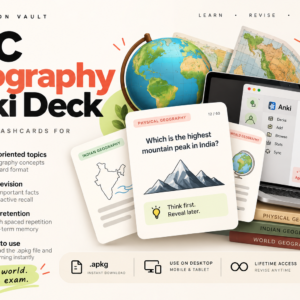 SSC Geography Anki Deck | Competitive Exam Preparation