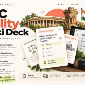 SSC Polity Anki Deck | Indian Constitution & Governance