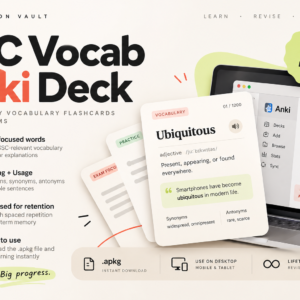 SSC Anki Vocab